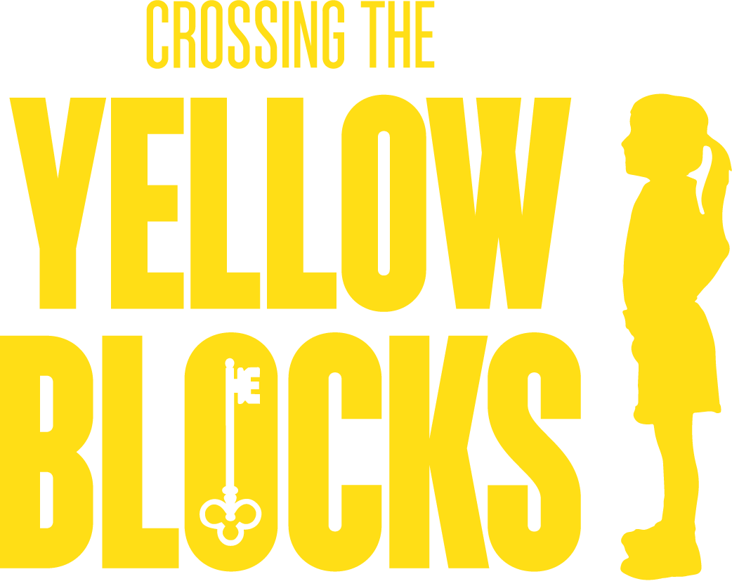 Crossing the yellow blocks