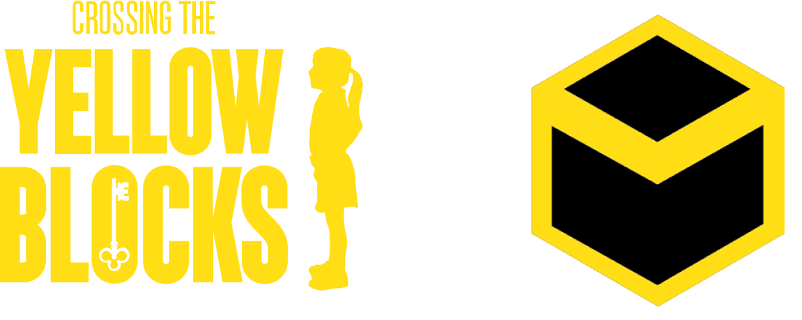 crossing the yellow blocks logo